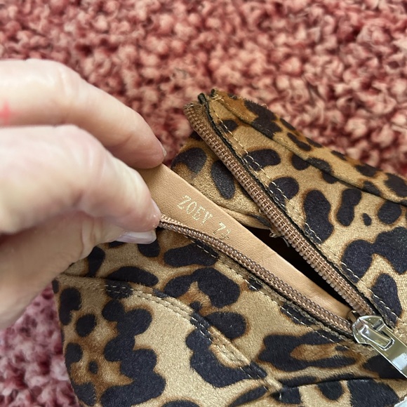 Ccocci Zoey Women’s Wedge Leopard Sneakers 7 1/2 - Picture 6 of 7